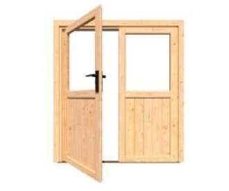 Dubbele Deur Glas Douglas 199x195cm