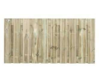 Grenen tuinscherm 180x90cm 21 planken