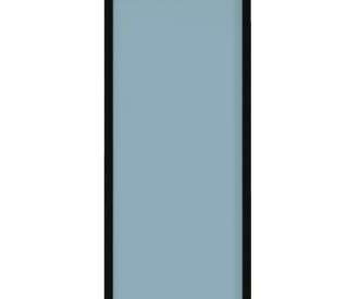 Steel Look Zwart Hout 1 Ruits 220x86,5cm