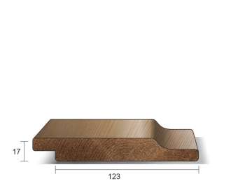 Thermowood Halfhoutsrabat 17x123mm