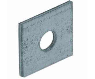 Vierkante sluitplaat M10 30x30mm per 100 stuks