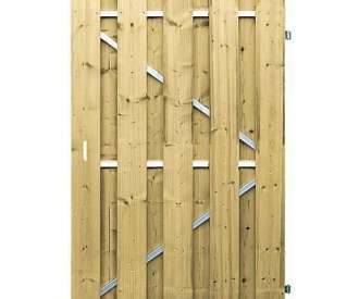 Vuren deur stalen frame universeel 195x120cm