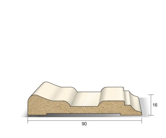 Chambrant 16x90x488cm MDF V313